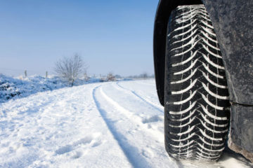 Snow car tire